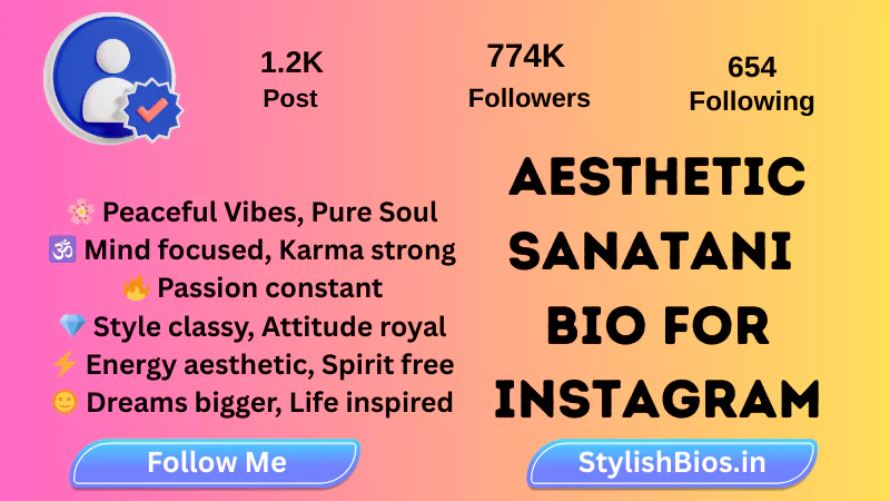 899+ Top Sanatani Bio For Instagram | Hindu Sanatani Bio (2025) %count(title) aesthetic sanatani bio for instagram