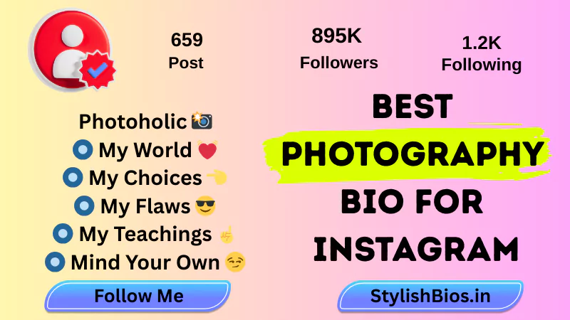 455+ Best Photography Bio for Instagram (2025) | Photographer Bio Ideas %count(title) best photography bio for instagram