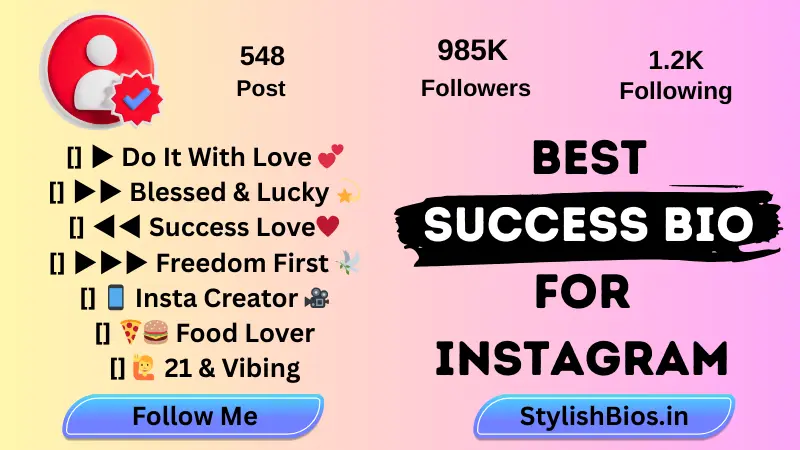 {700+} Best Success Bio For Instagram (2025) | Motivational Bio %count(title) best success bio for instagram