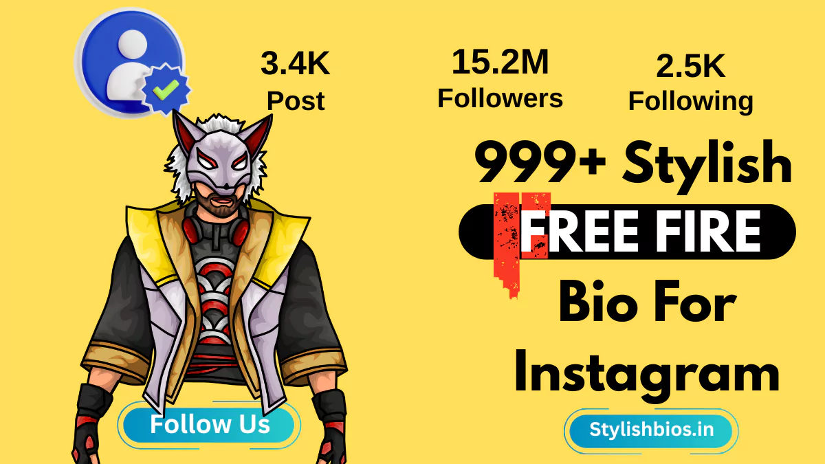 free fire bio for instagram