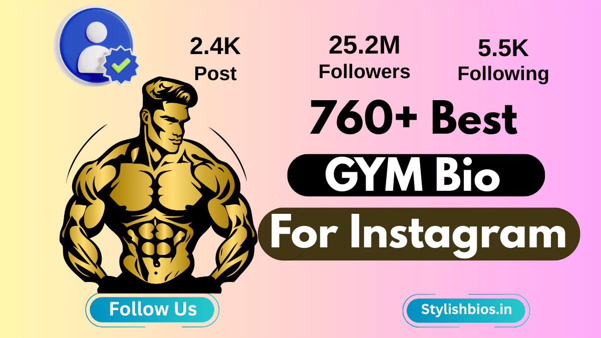 {760+} Stylish Gym Bio for Instagram | Fitness Attitude & Workout Bios (2025) %count(title) gym bio for instagram