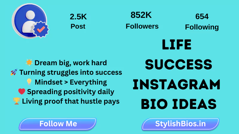 {700+} Best Success Bio For Instagram (2025) | Motivational Bio %count(title) life success bio for instagram