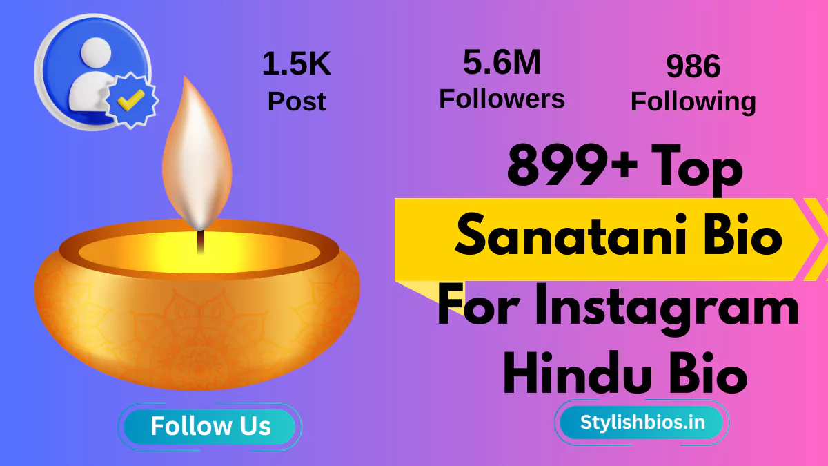 899+ Top Sanatani Bio For Instagram | Hindu Sanatani Bio (2025) %count(title) sanatani bio for instagram