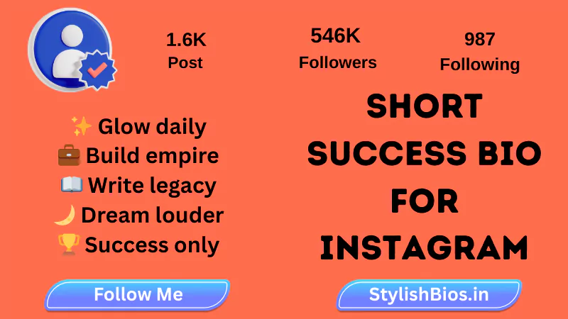 {700+} Best Success Bio For Instagram (2025) | Motivational Bio %count(title) short success bio for instagram