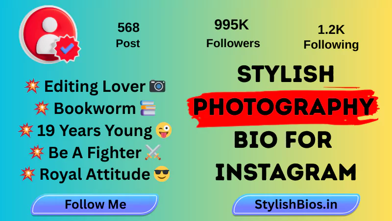 455+ Best Photography Bio for Instagram (2025) | Photographer Bio Ideas %count(title) stylish photography bio for instagram