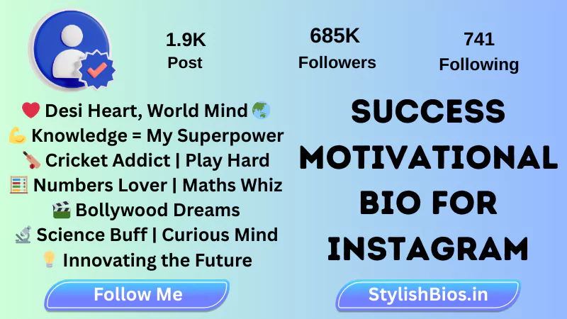 {700+} Best Success Bio For Instagram (2025) | Motivational Bio %count(title) success motivational bio for instagram