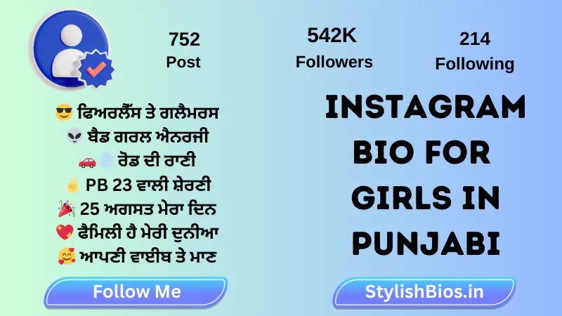 instagram bio in punjabi for girls