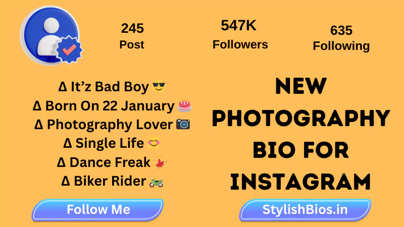 455+ Best Photography Bio for Instagram (2025) | Photographer Bio Ideas %count(title) new photography bio for instagram
