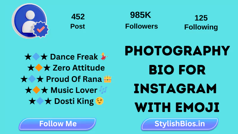 455+ Best Photography Bio for Instagram (2025) | Photographer Bio Ideas %count(title) photography bio for instagram with emoji