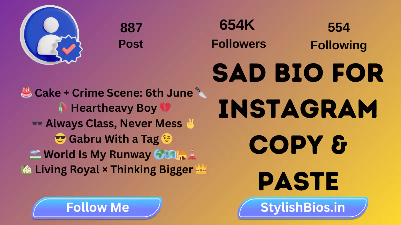 sad bio for instagram copy and paste