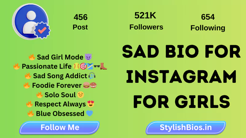 sad bio for instagram for girls