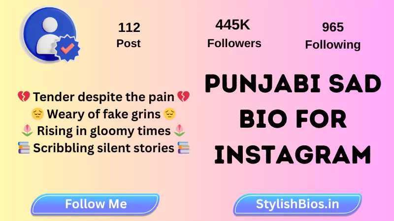 sad bio for instagram punjabi