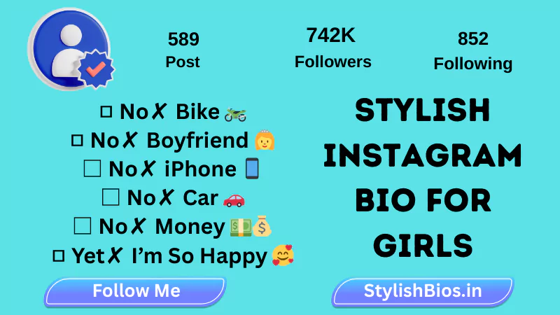 stylish instagram bio for girls