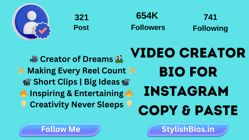 420+ Best Video Creator Bio for Instagram | Content & Creator Bio Ideas (2025) %count(title) video creator bio for instagram copy and paste