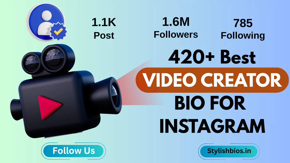 420+ Best Video Creator Bio for Instagram | Content & Creator Bio Ideas (2025) %count(title) video creator bio for instagram