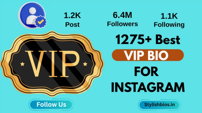 vip bio for instagram