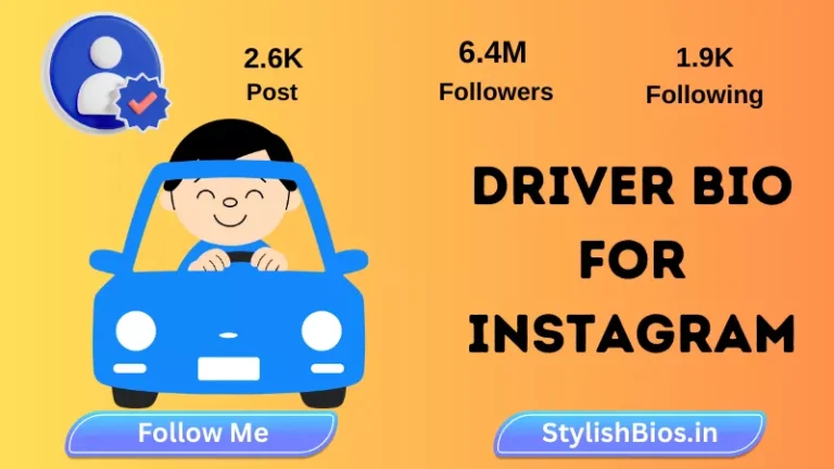 driver bio for instagram