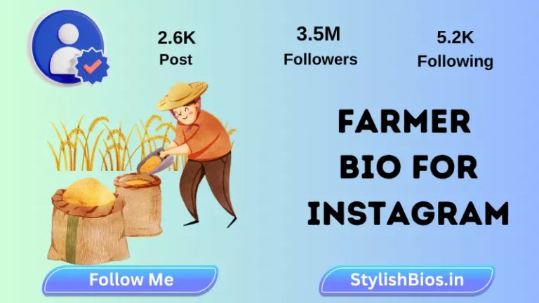 farmer bio for instagram