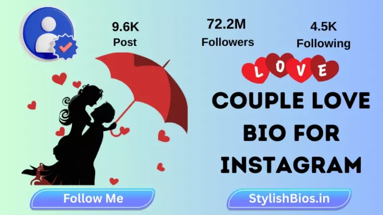 Couple Love Bio For Instagram
