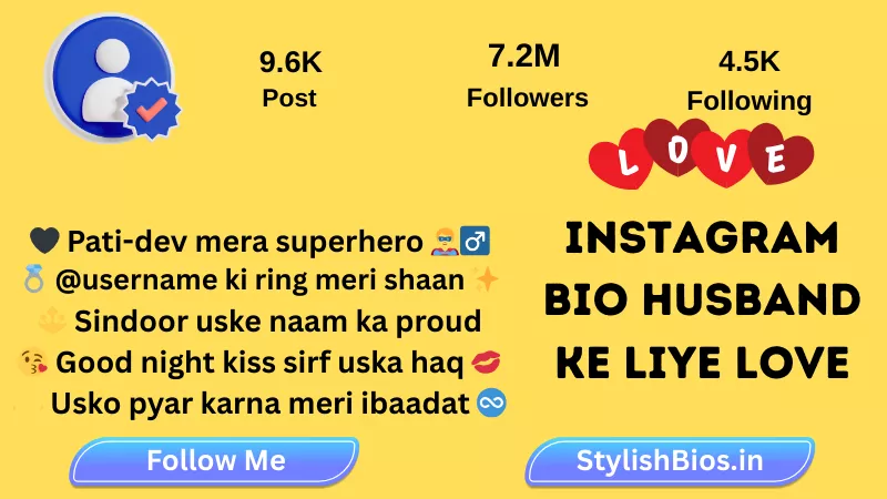 Instagram Bio Husband Ke Liye Love