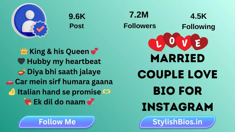 Married Couple Love Bio For Instagram