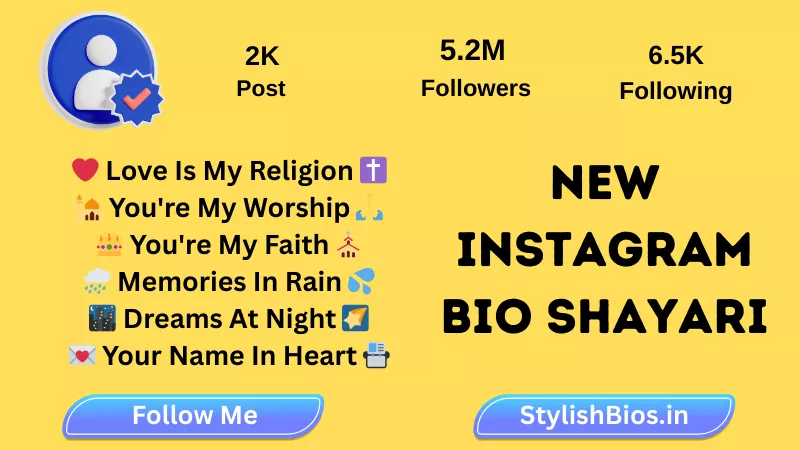 best instagram bio shayari