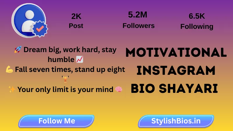 instagram bio shayari motivation