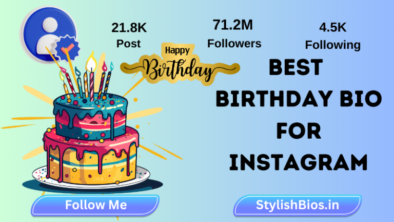 birthday bio for Instagram